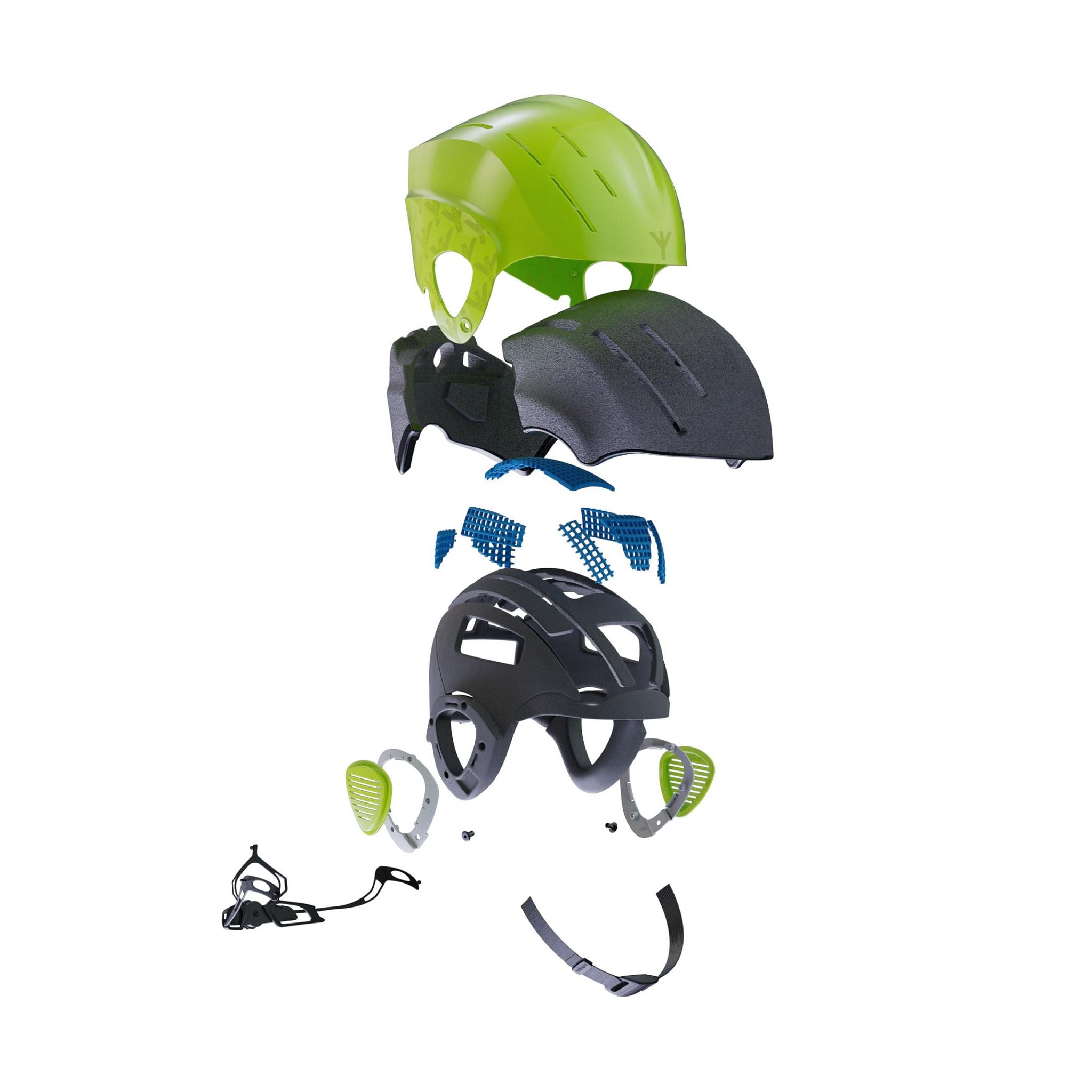 HYDA Coanda Fusion water sports helmet Lime Lumen