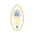 Skimboard SkimOne Holz Paradise 105 x 53 White