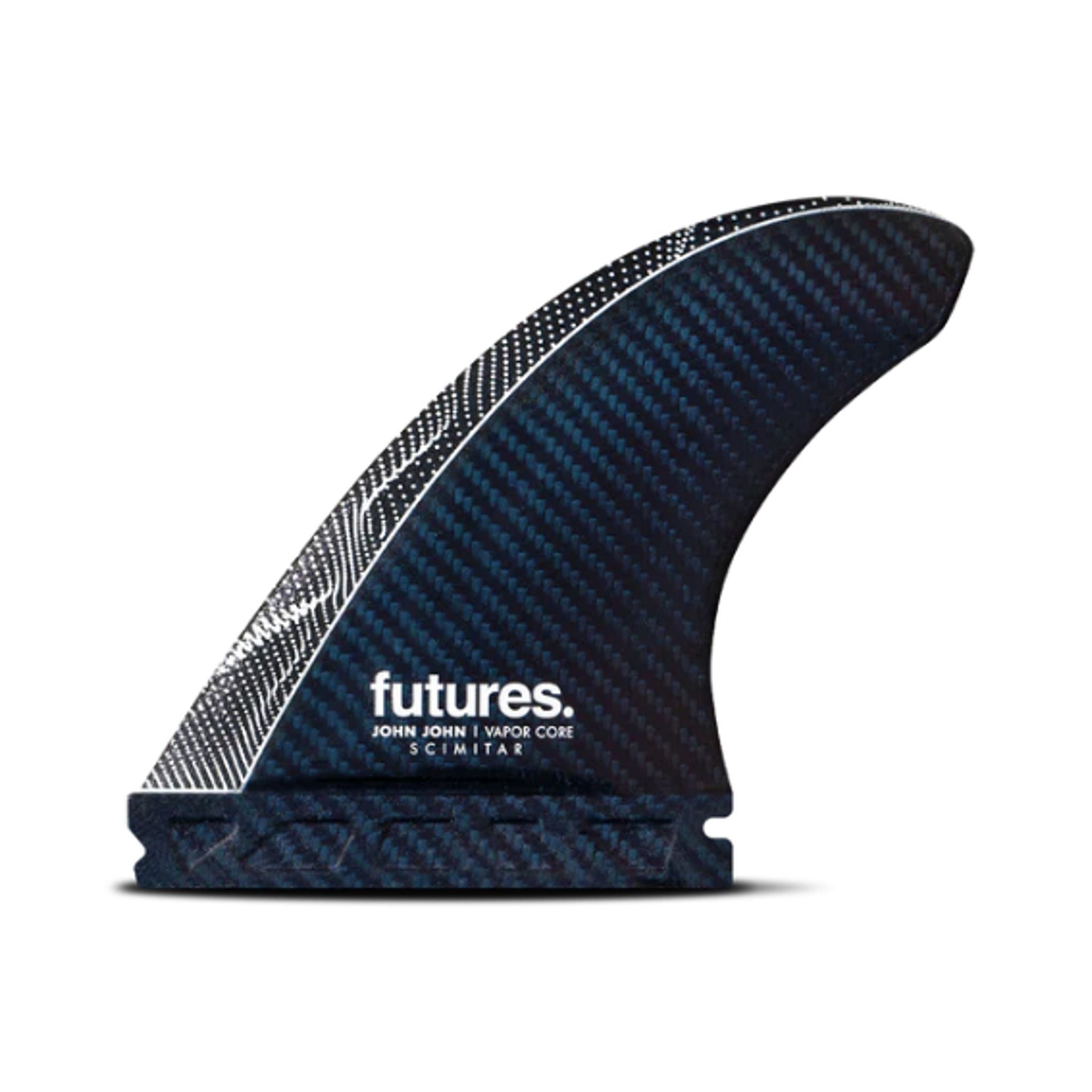 Futures Thruster Fin Set JJF Scimitar Vapor Core M Blue