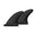 FUTURES Quad Rear Fin Set Scimitar Alpha M-L Black 6.5