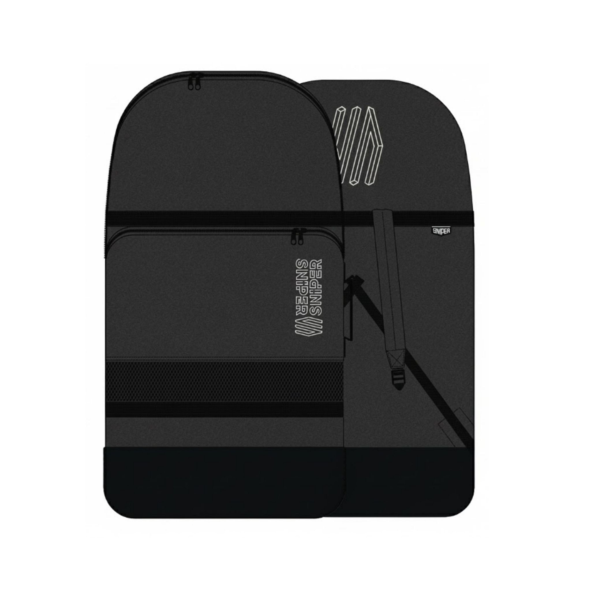 SNIPER Single Cover Deluxe Bodyboard-Tasche 107 x 60 Black