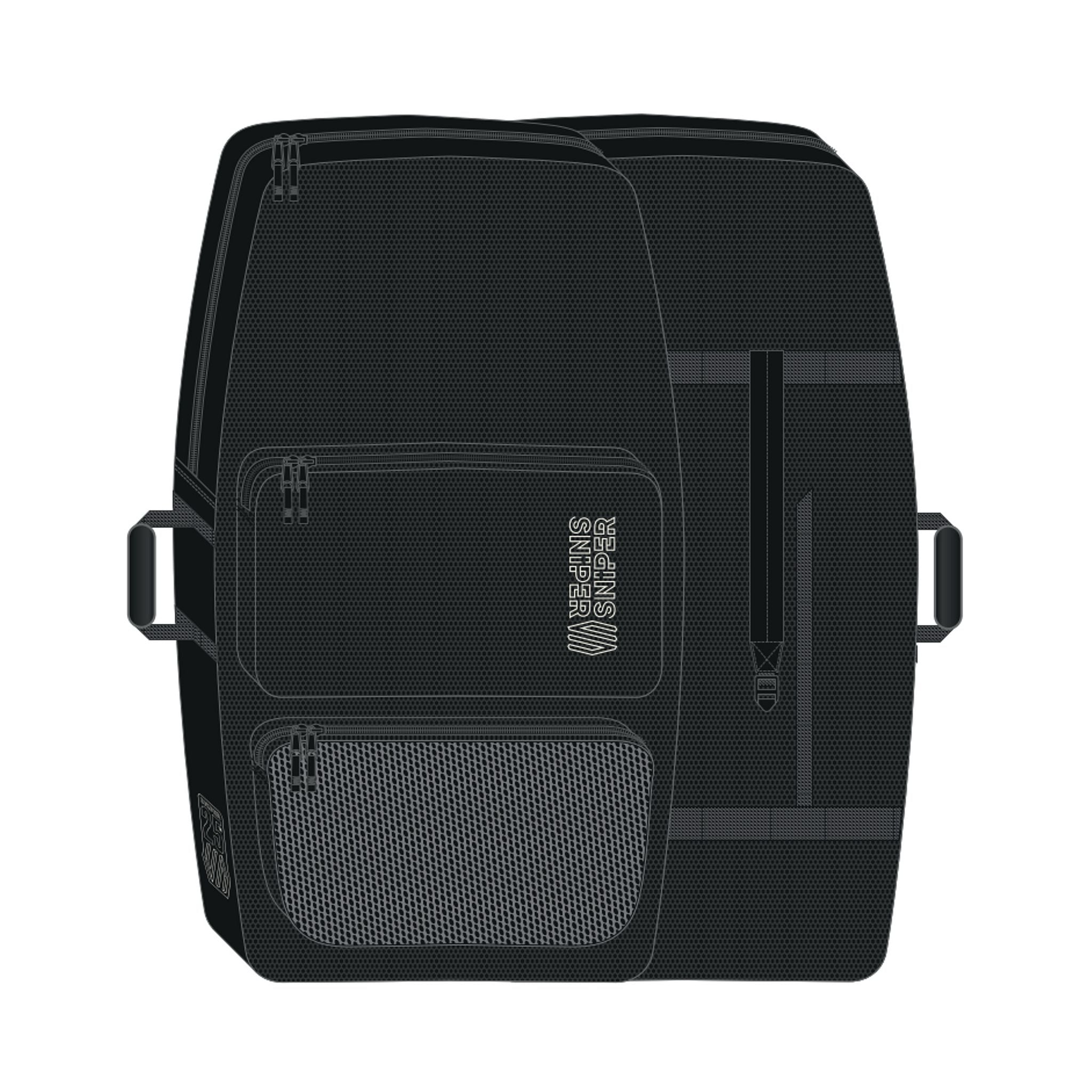 SNIPER Twincover Deluxe bodyboard bag 110 x 58 Schwarz