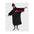 DRYROBE Advance Short Sleeve Schwarz Rot L