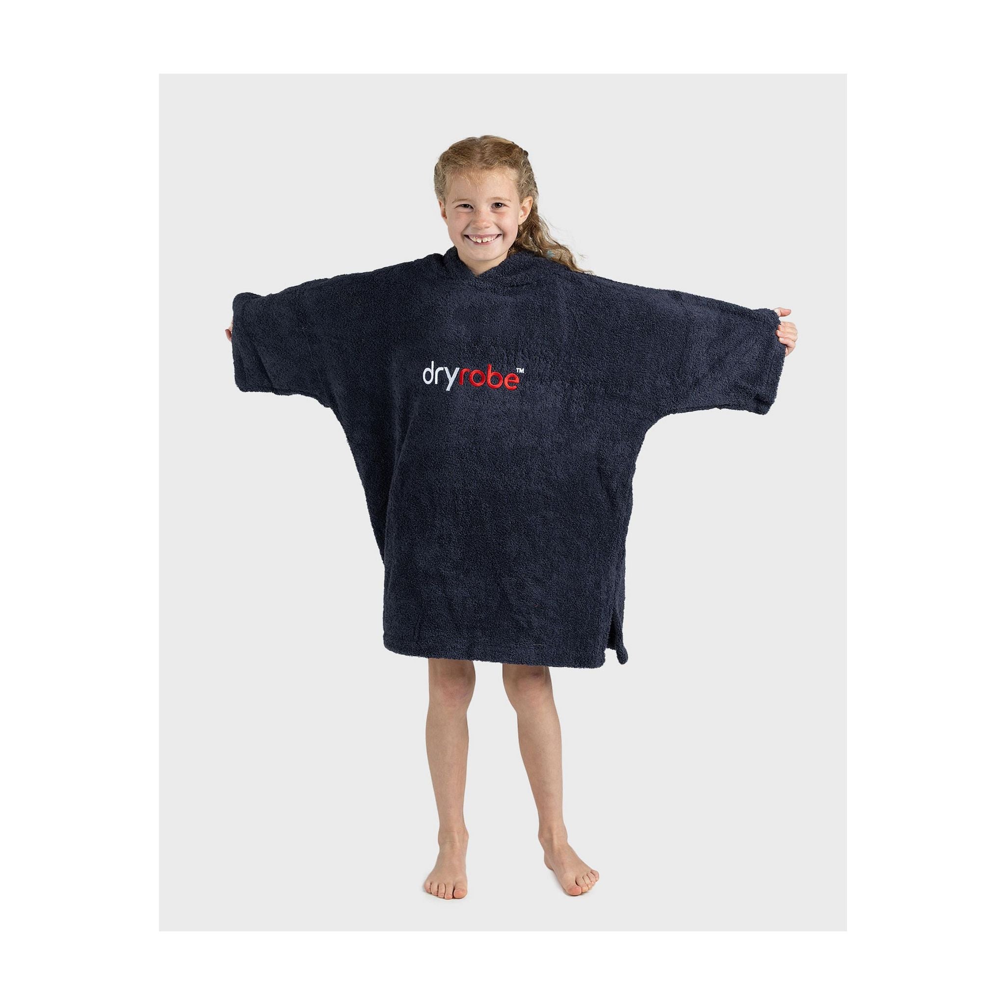 DRYROBE towel coat Bio KIDS Navy 10-13