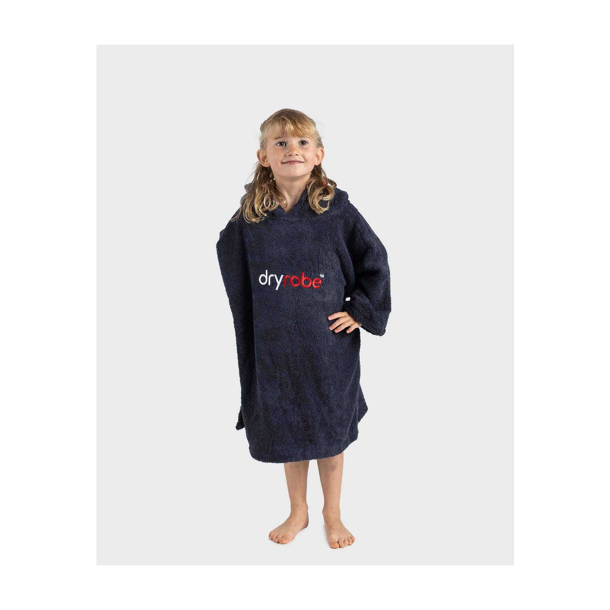 DRYROBE towel coat Bio KIDS Navy 10-13