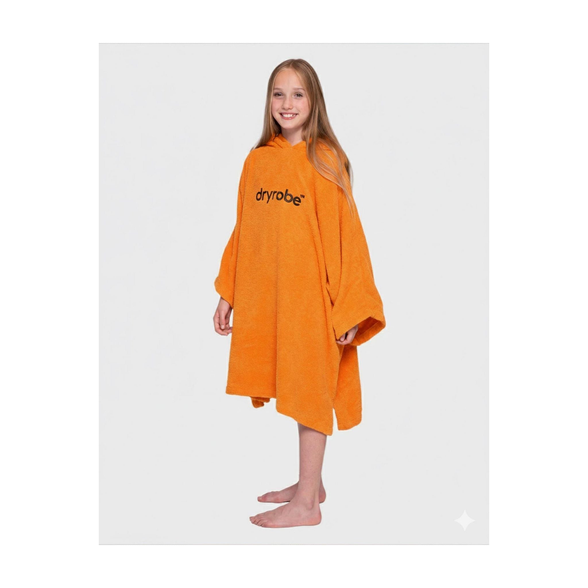 DRYROBE Handtuchmantel Bio KIDS Orange