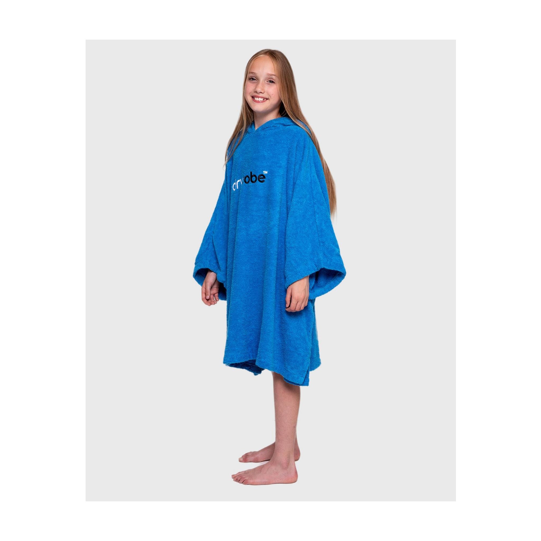 DRYROBE Handtuchmantel Bio KIDS Blue