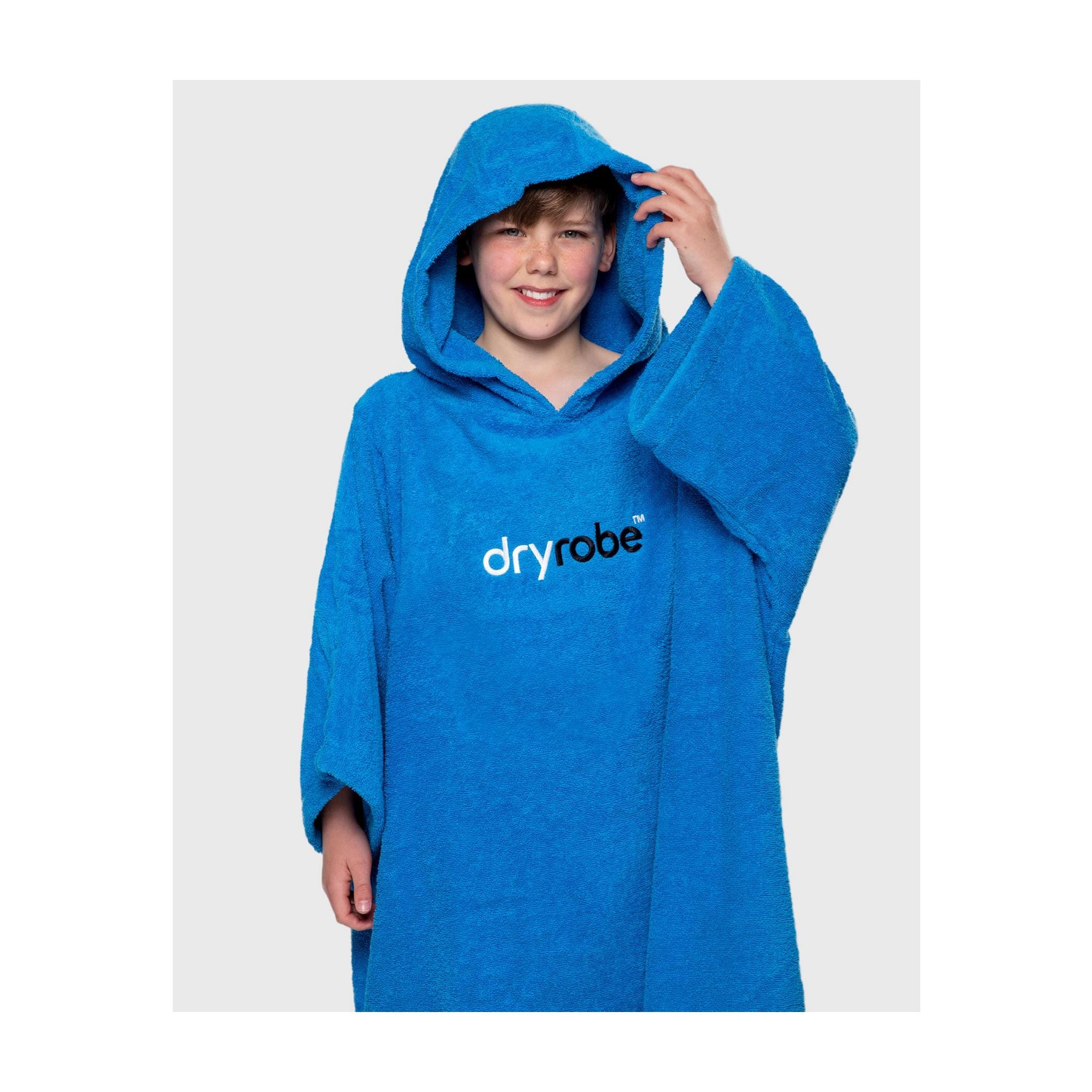 DRYROBE Handtuchmantel Bio KIDS Blue