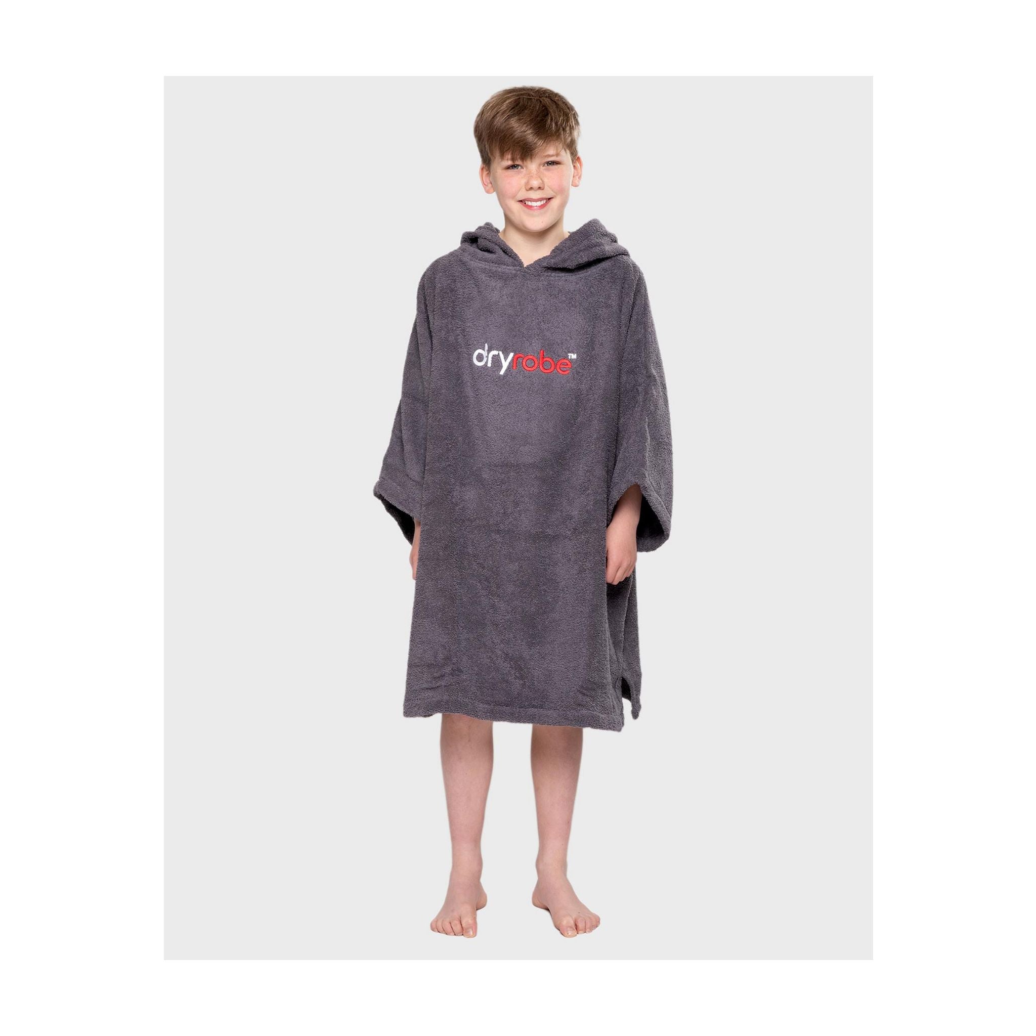 DRYROBE Handtuchmantel Bio KIDS Slate