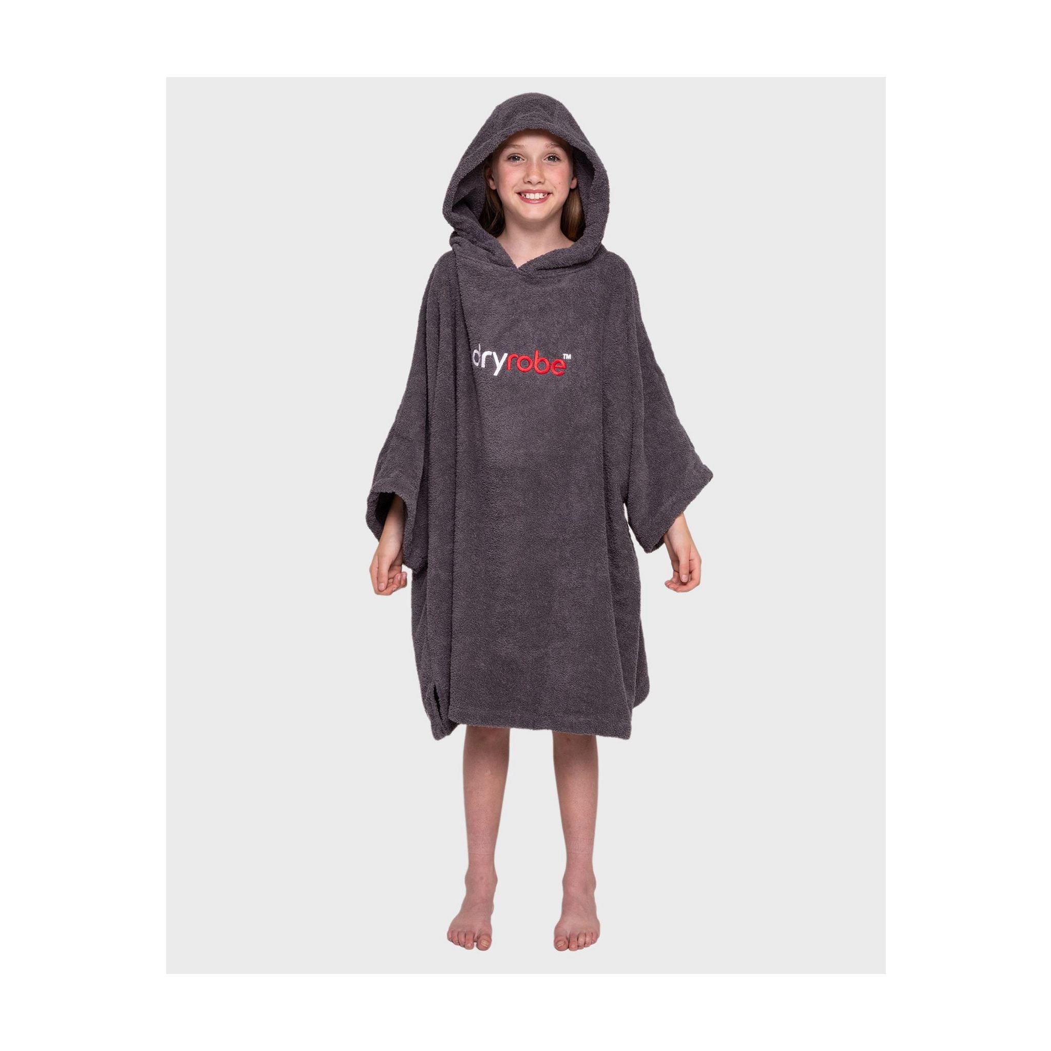 DRYROBE Handtuchmantel Bio KIDS Slate