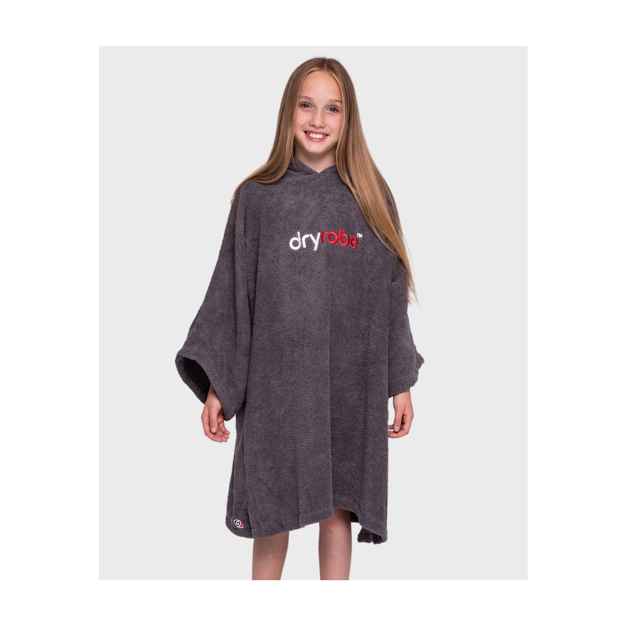 DRYROBE Handtuchmantel Bio KIDS Slate