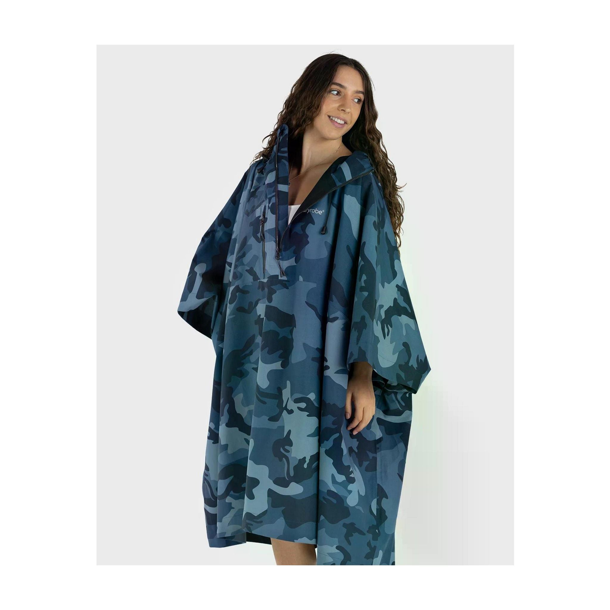 DRYROBE Fullzip cotton towel coat