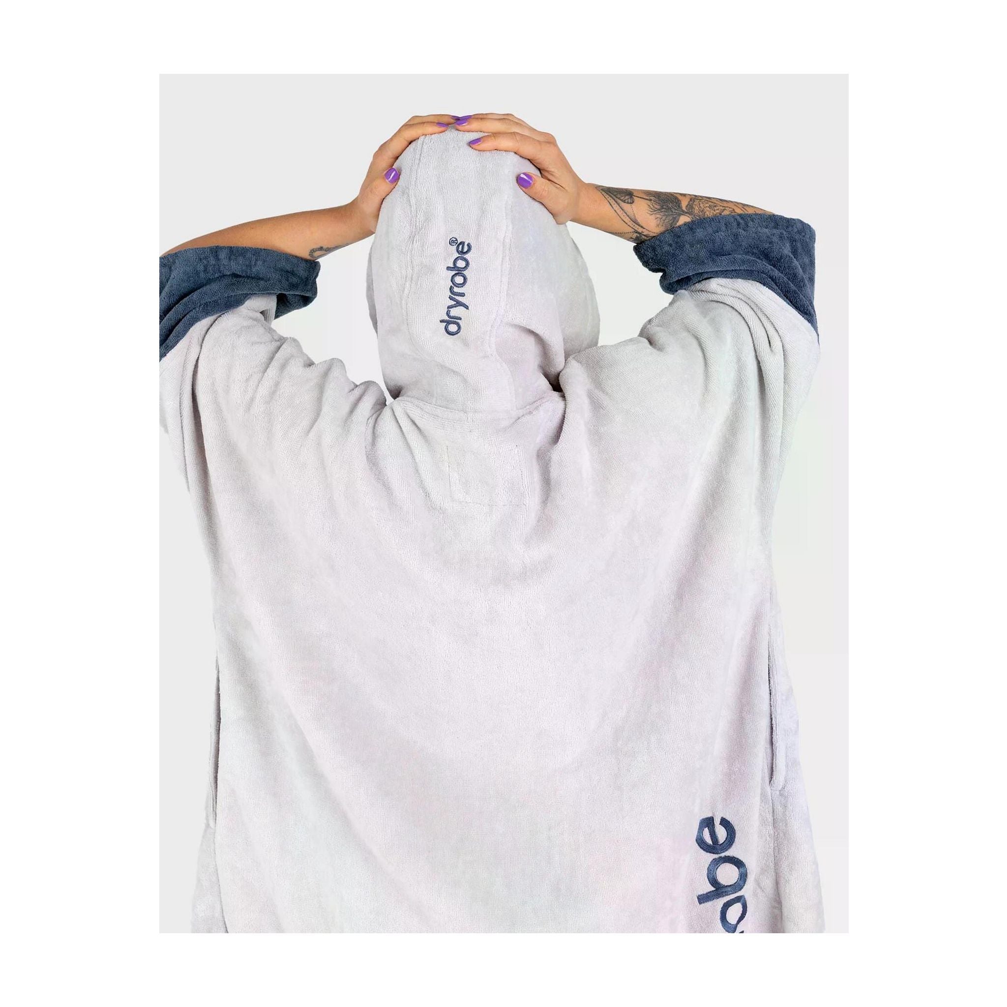 DRYROBE Fullzip cotton towel coat
