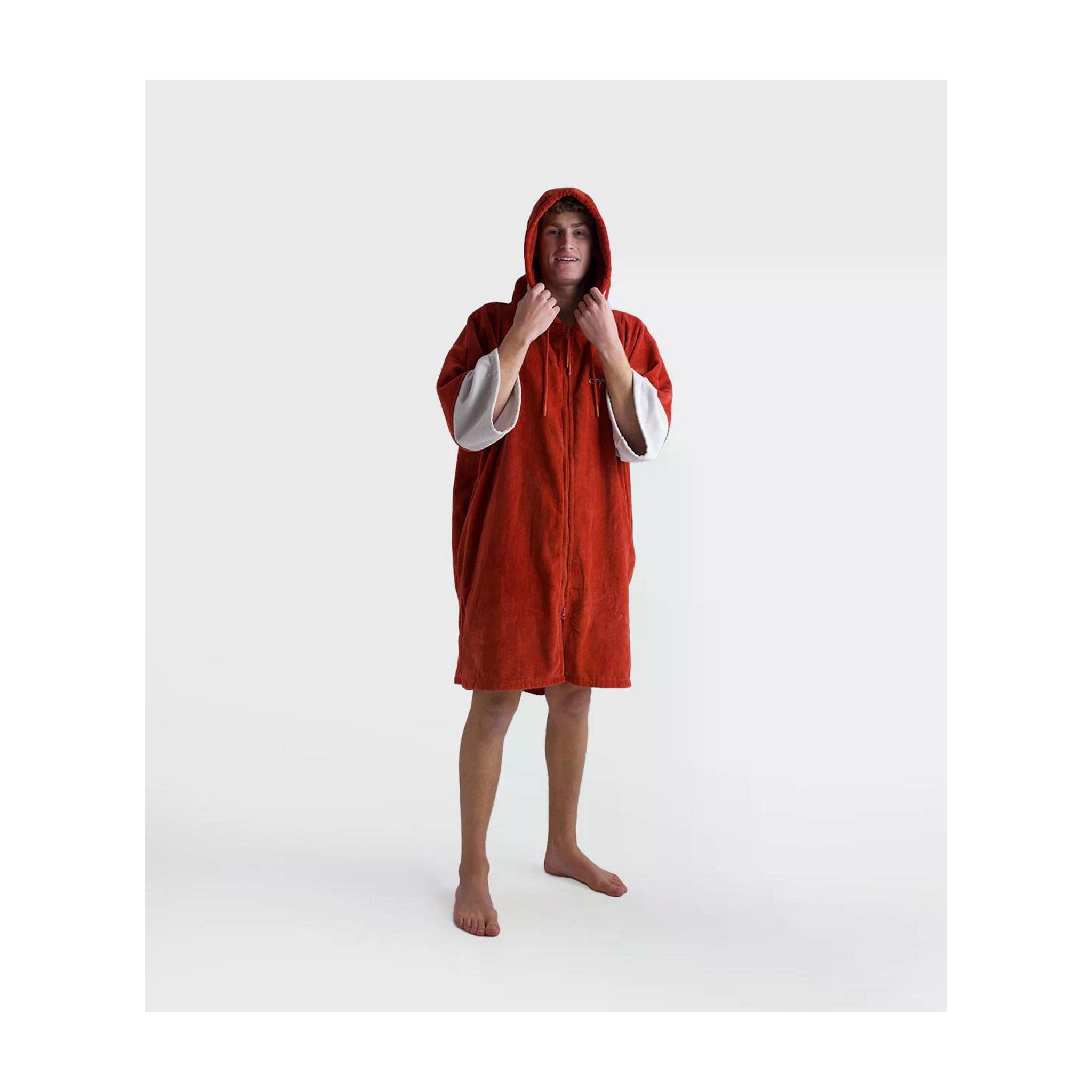 DRYROBE Fullzip Handtuchmantel Baumwolle