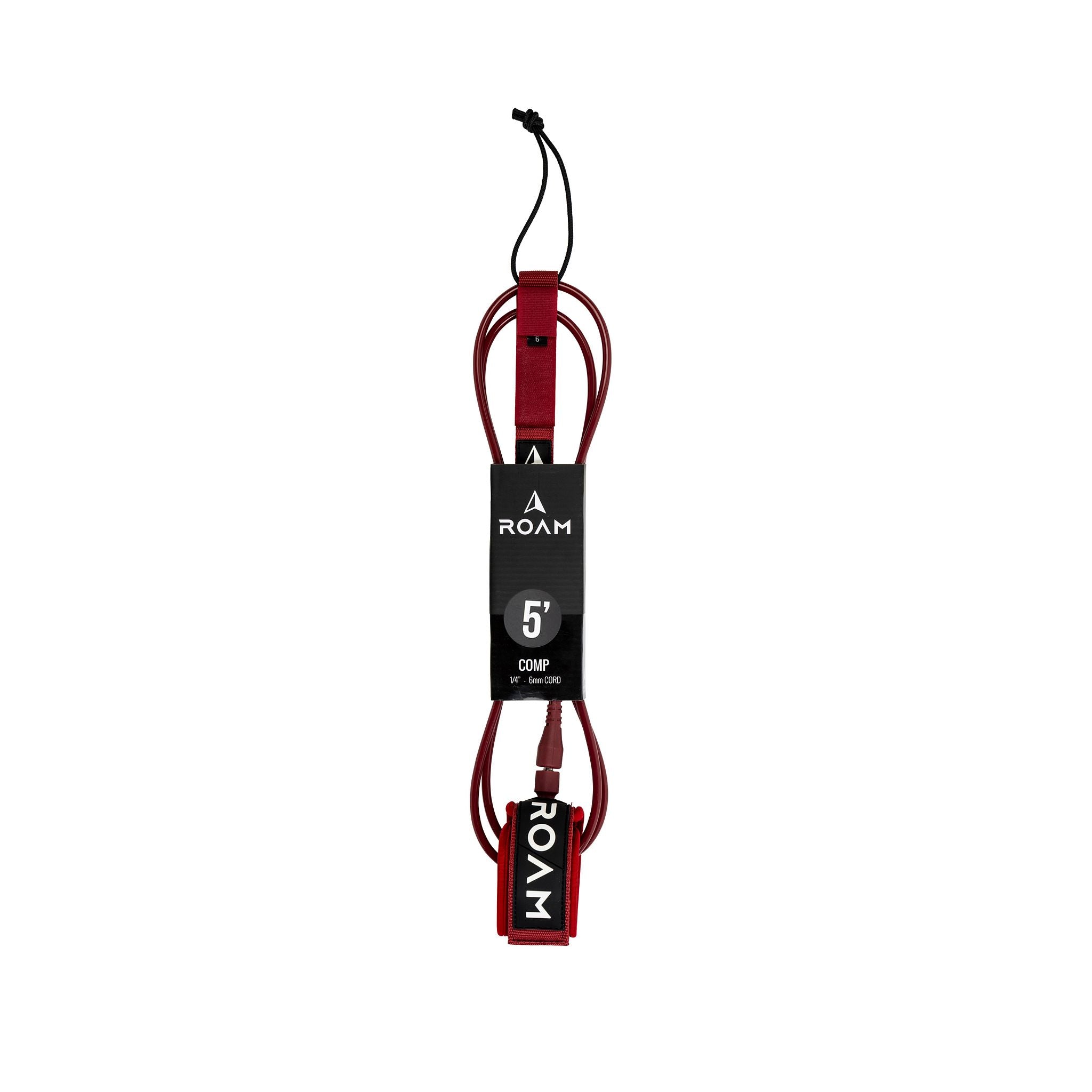 ROAM Surfboard Leash Comp Dark Red