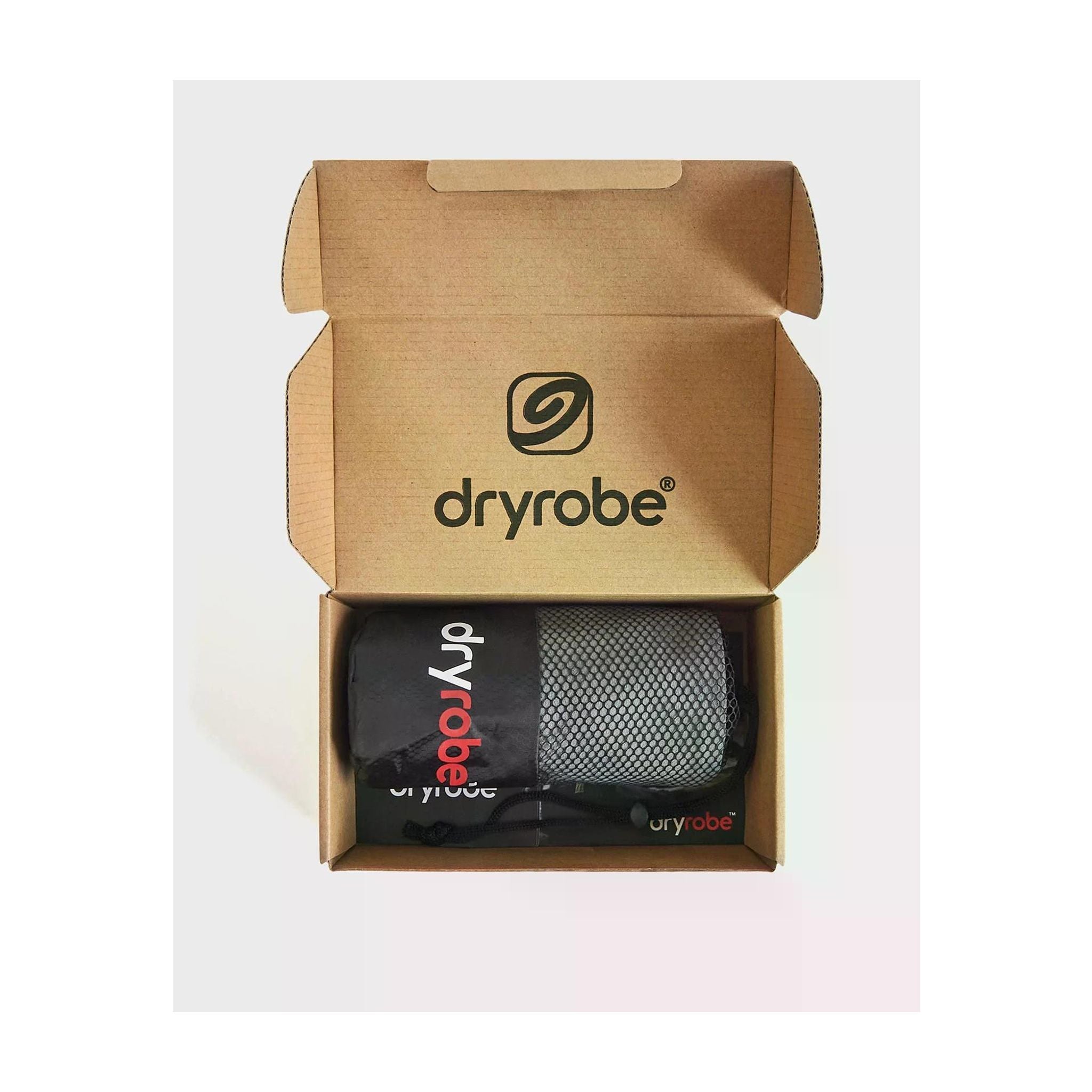 DRYROBE Microfiber Towel Black 80x130cm