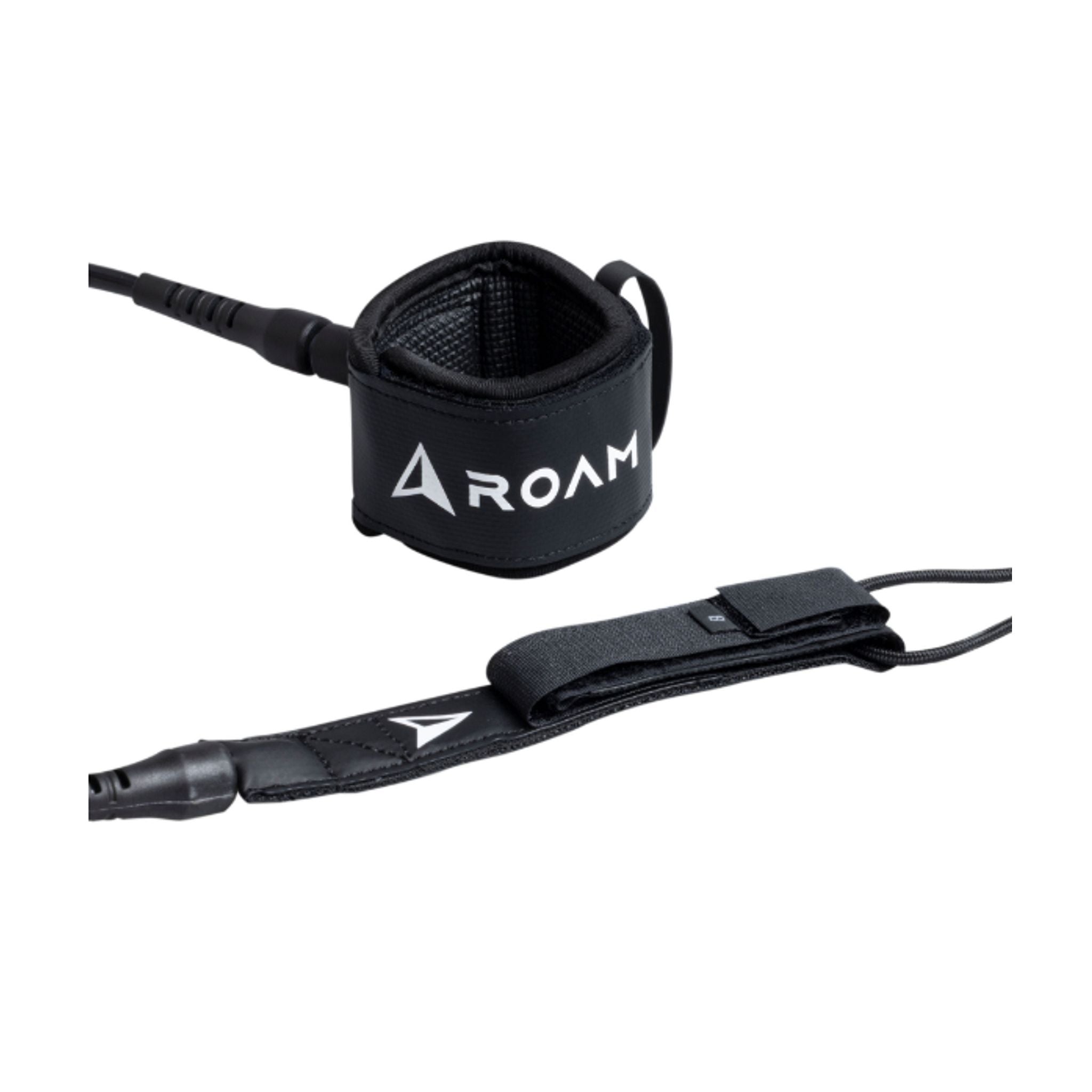ROAM Surfboard Leash PRO Schwarz