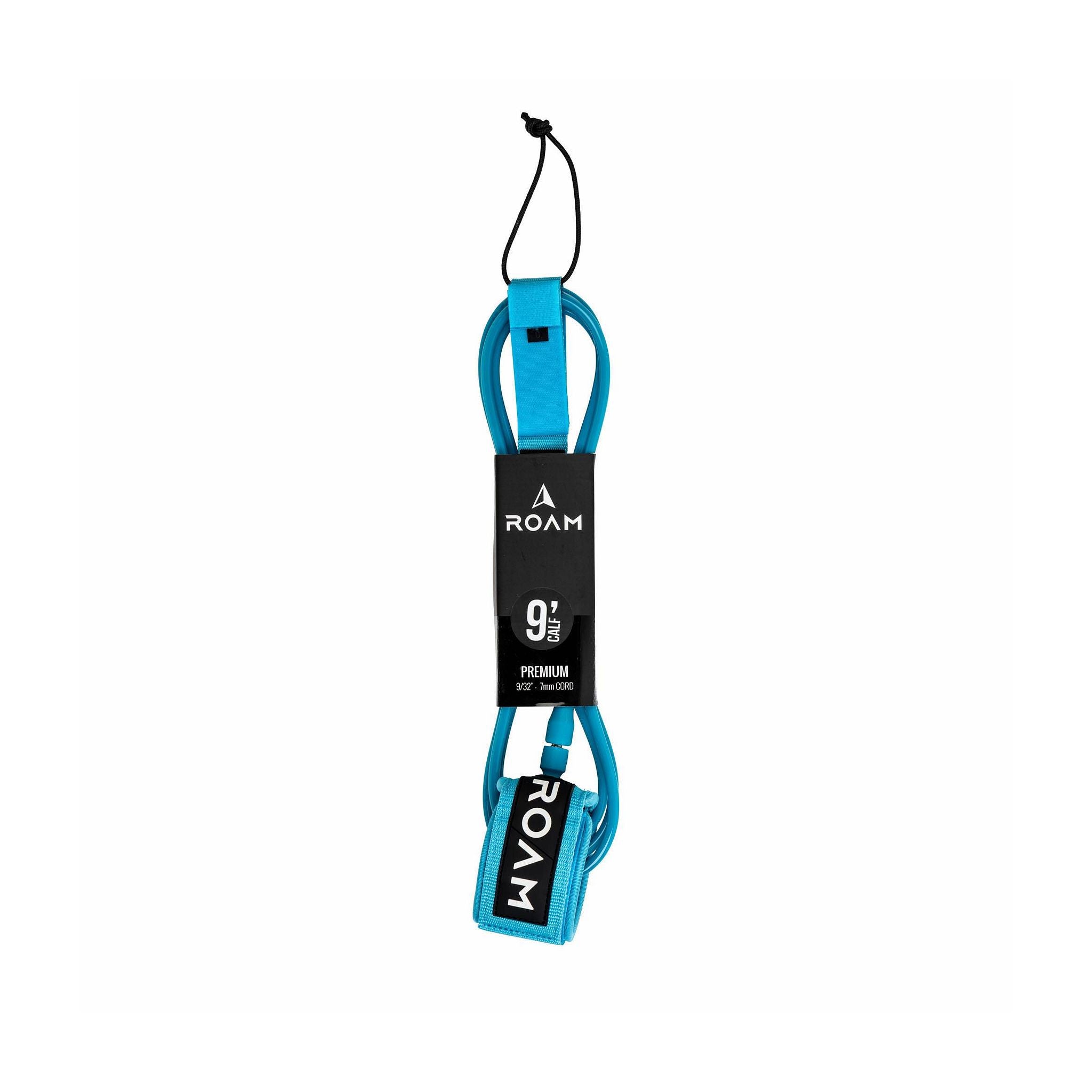 ROAM Surfboard Leash Premium 9.0 Turquoise