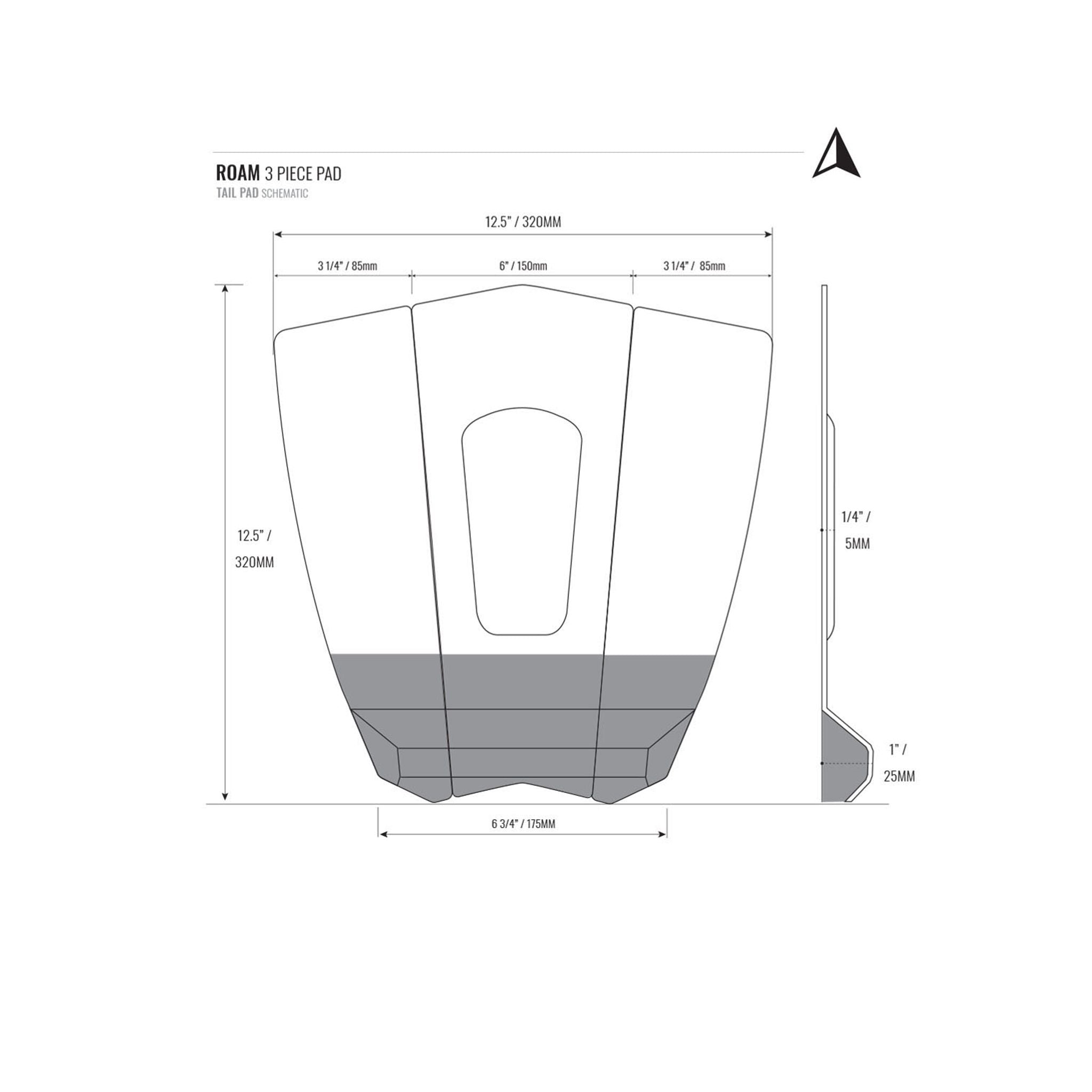 ROAM Footpad Deck Grip Traction Pad Sand