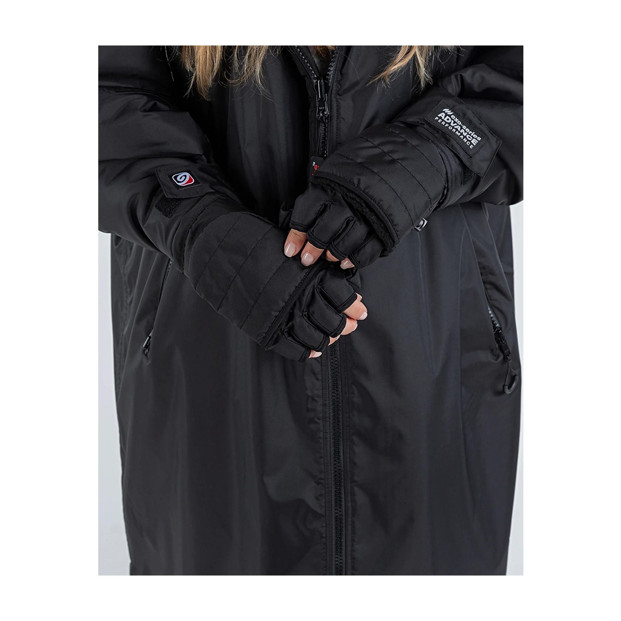 DRYROBE Thermo Handschuhe Gloves Schwarz XL Schwarz Adult