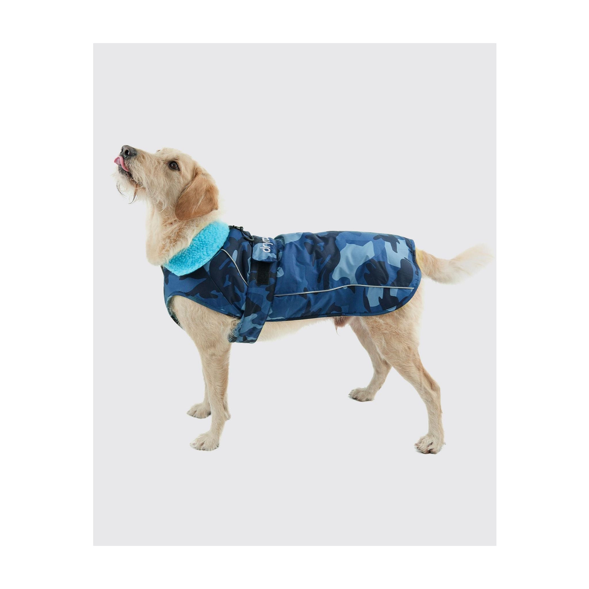 DRYROBE Dog Coat. Blue Camo. XXXL Dogs