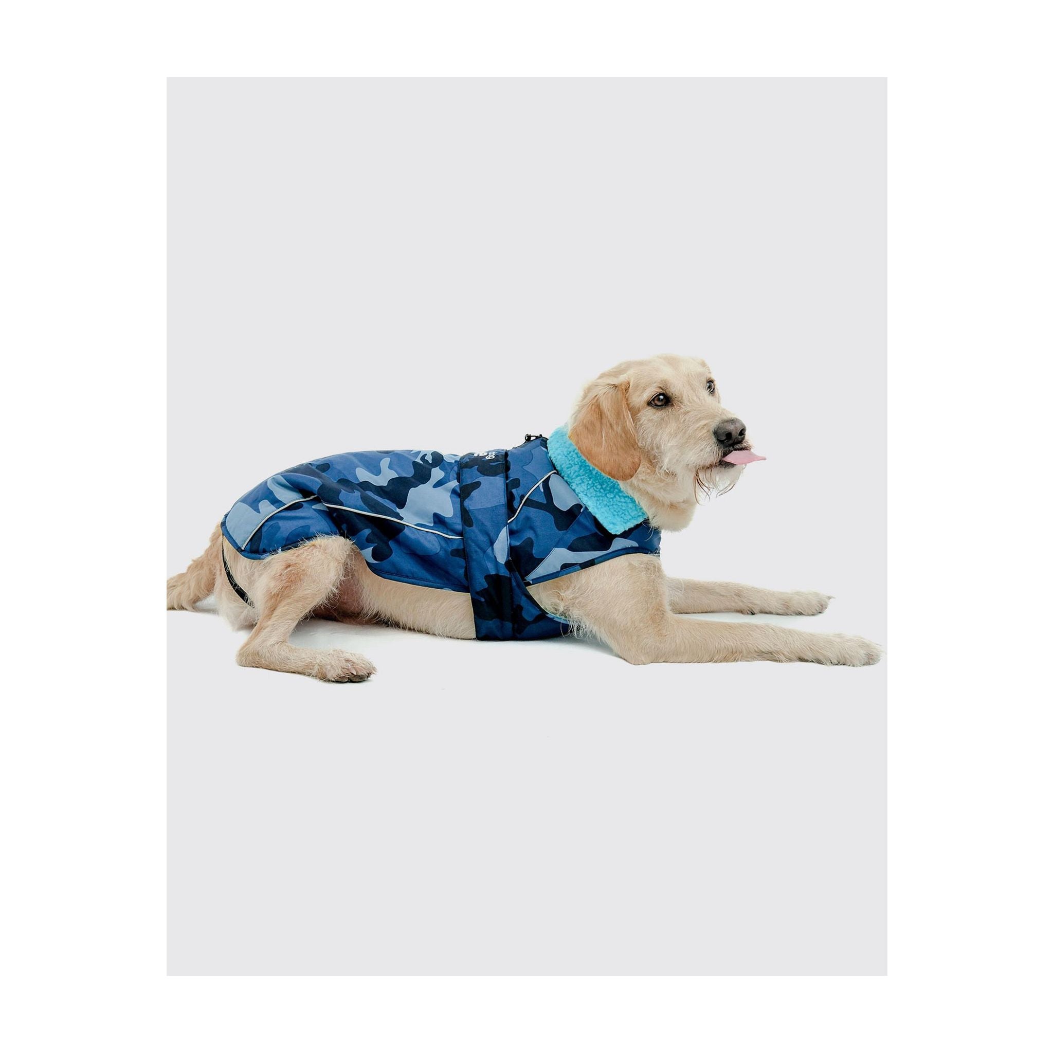 DRYROBE Dog Coat. Blue Camo. XXXL Dogs