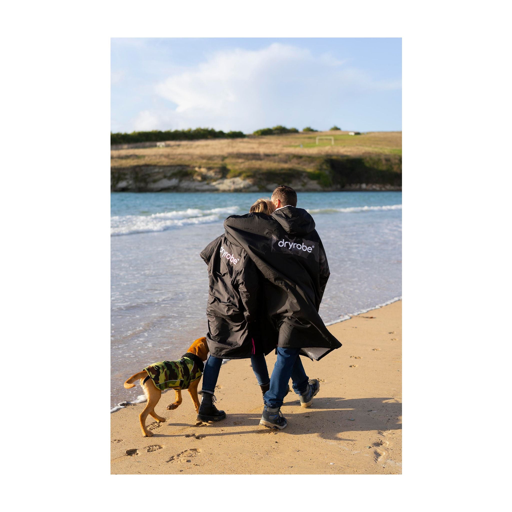 DRYROBE Dog Coat. Green Camo. XXXL Dogs