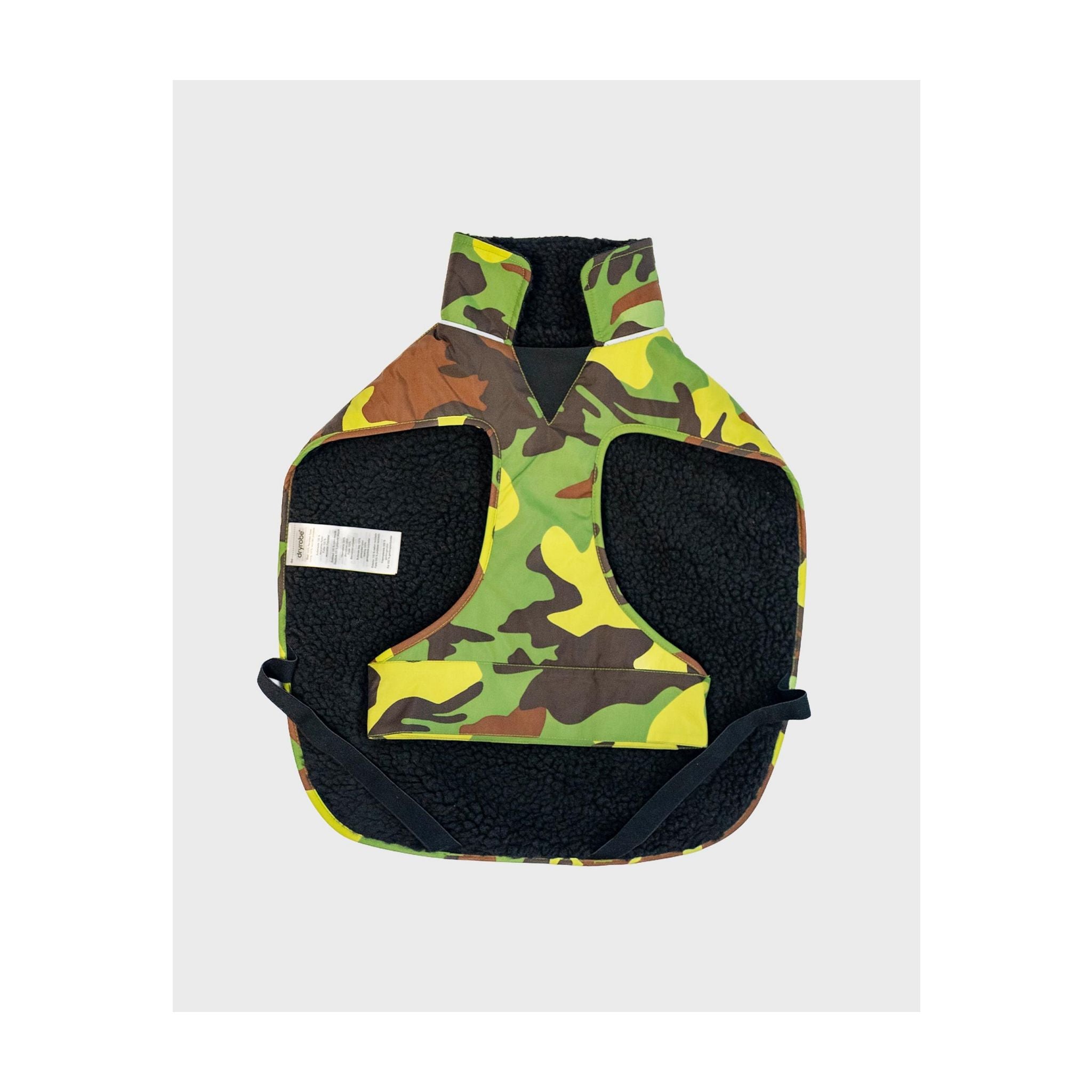 DRYROBE Dog Coat. Green Camo. XXXL Dogs