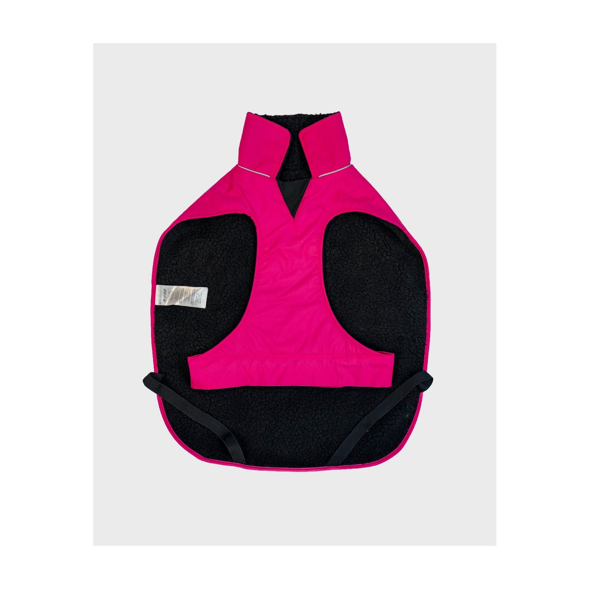 DRYROBE Dog Coat. Pink and Black. XXXL Dogs