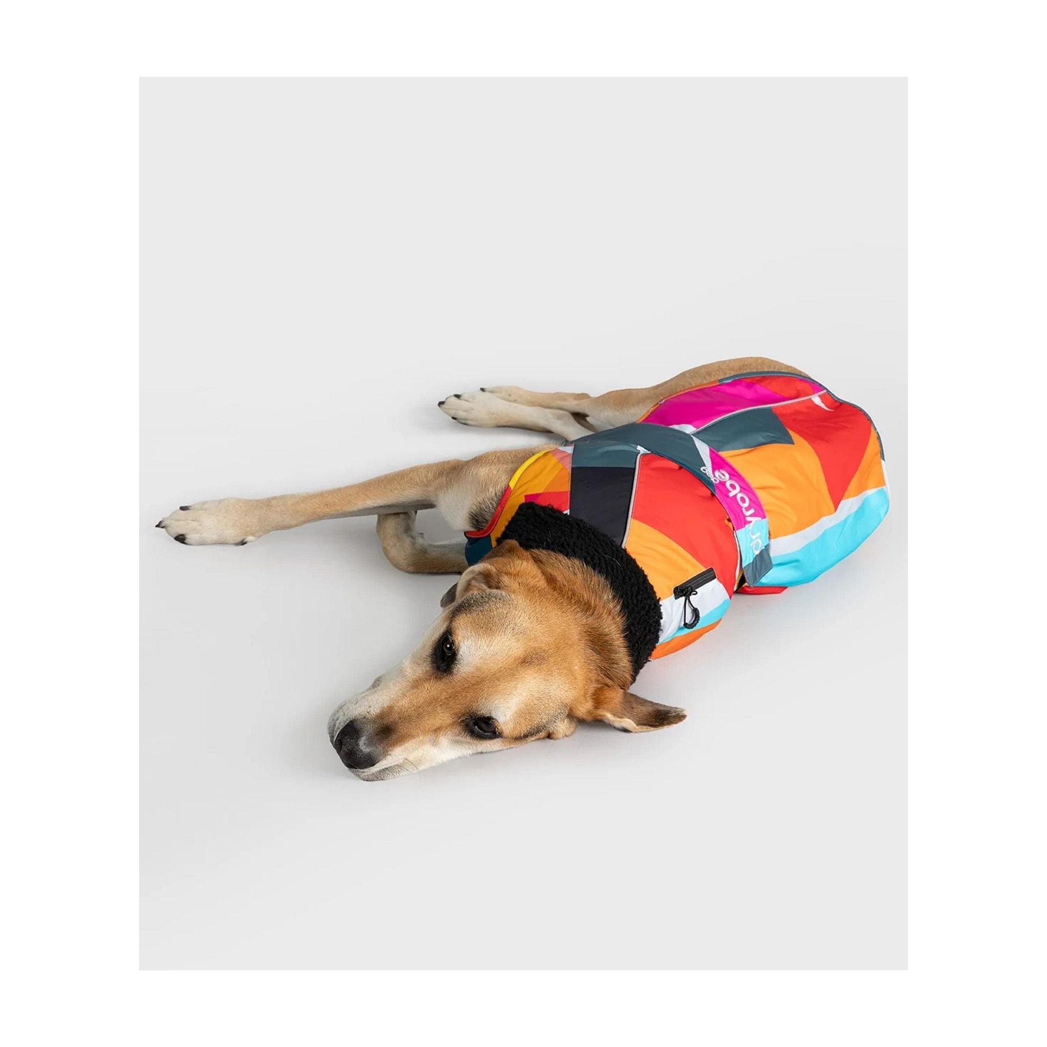 DRYROBE Dog Coat Hundemantel Abstract XXXL Multicolor Dogs