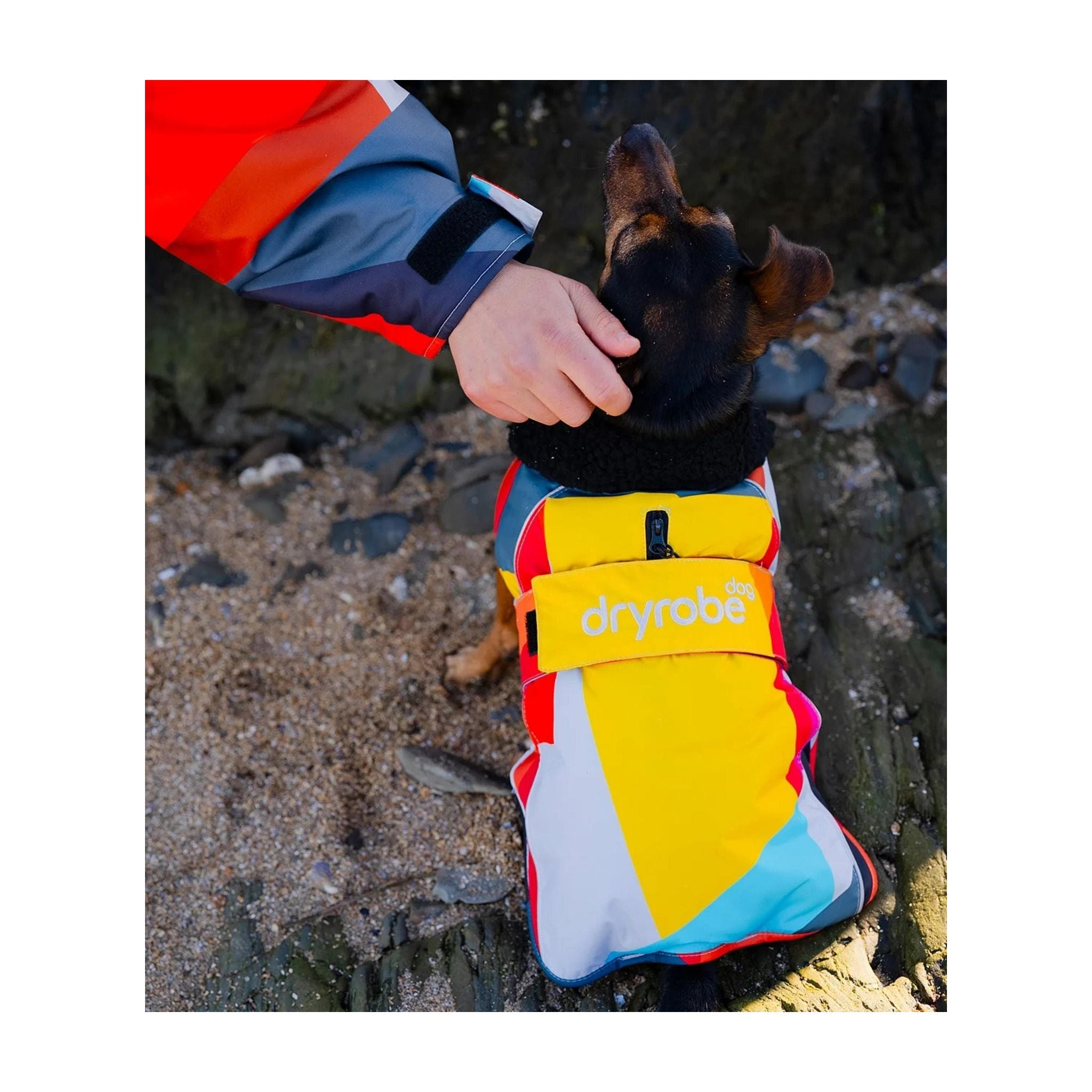 DRYROBE Dog Coat Hundemantel Abstract XXXL Multicolor Dogs