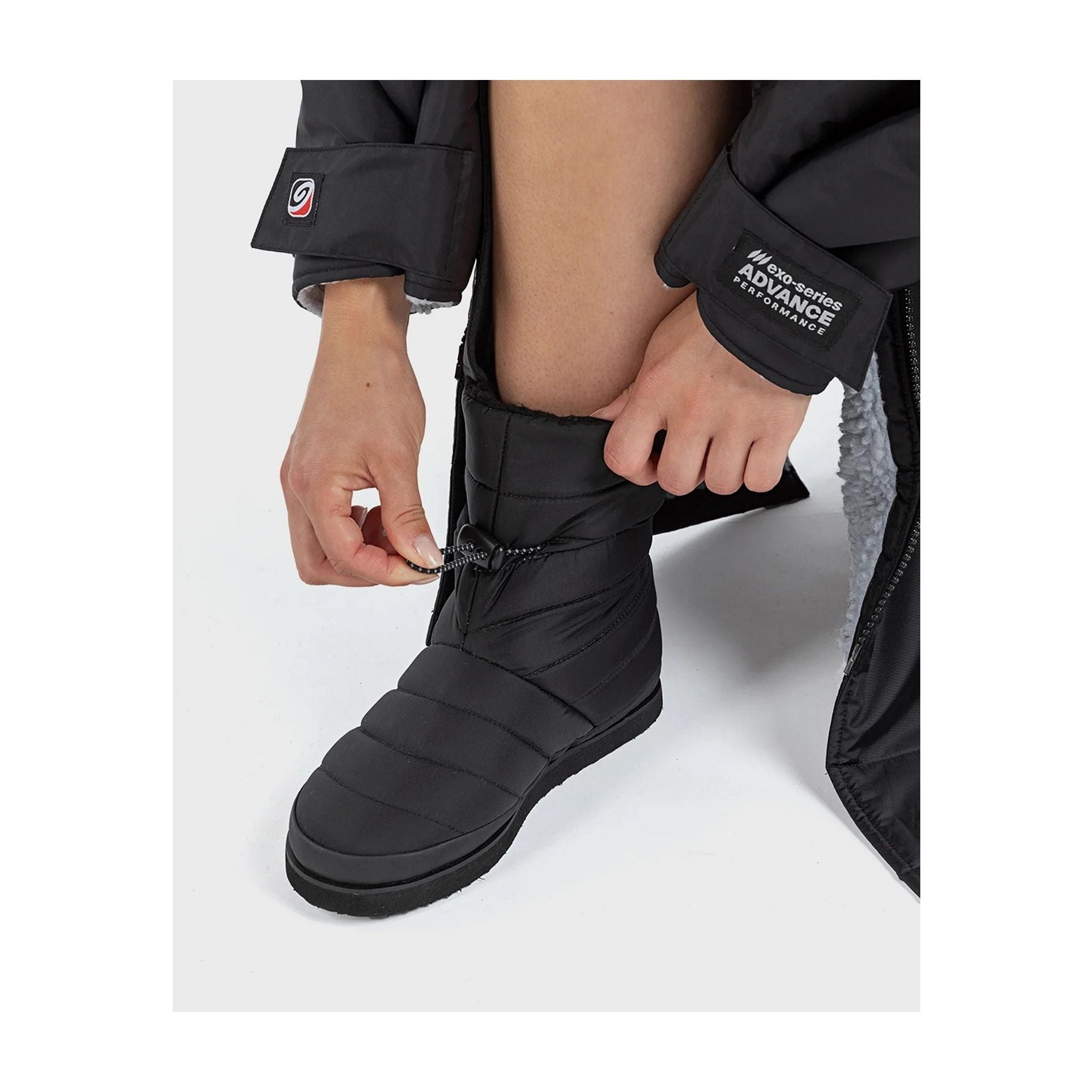 DRYROBE Thermal Boots for Women, Size 42 (UK 8), Black, Adult