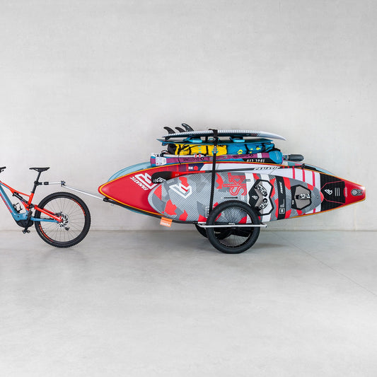 Reacha windsurfing wingfoil bicycle trailer trailer bike gear transportation bicycle trailer