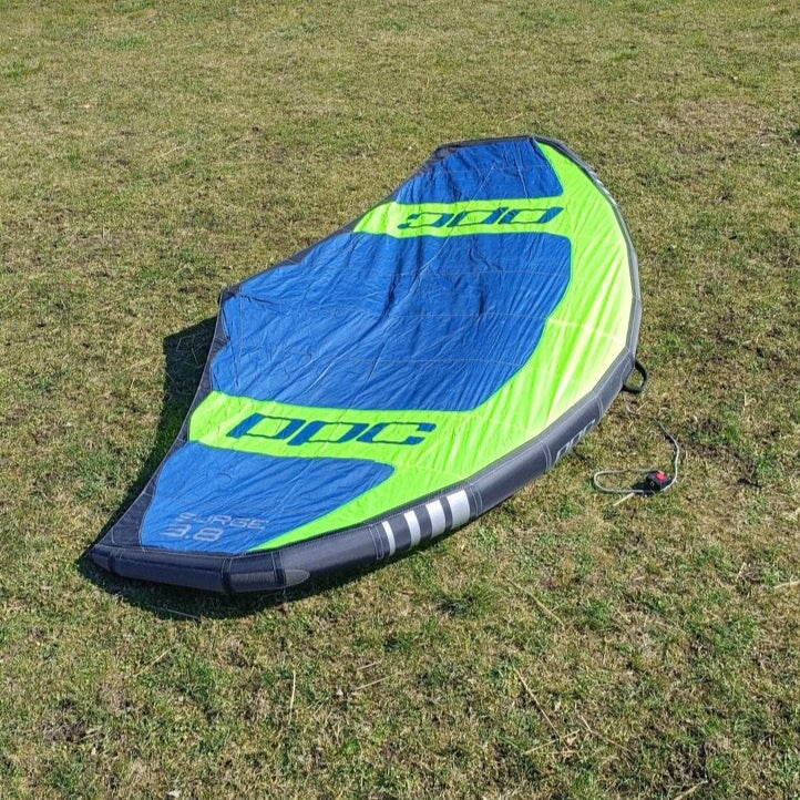 windsurf wingfoil ppc wing 3.8 m2 green used