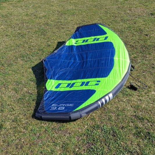 windsurf wingfoil ppc wing 3.8 m2 green used