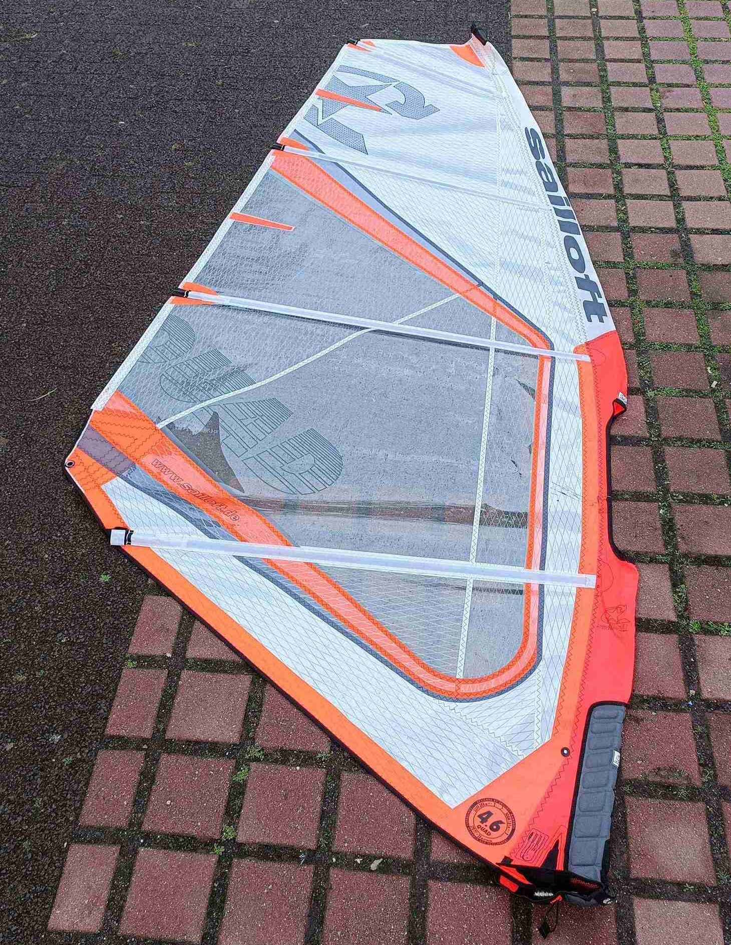 windsurf sailloft segel quad 2024 4.6 gebraucht