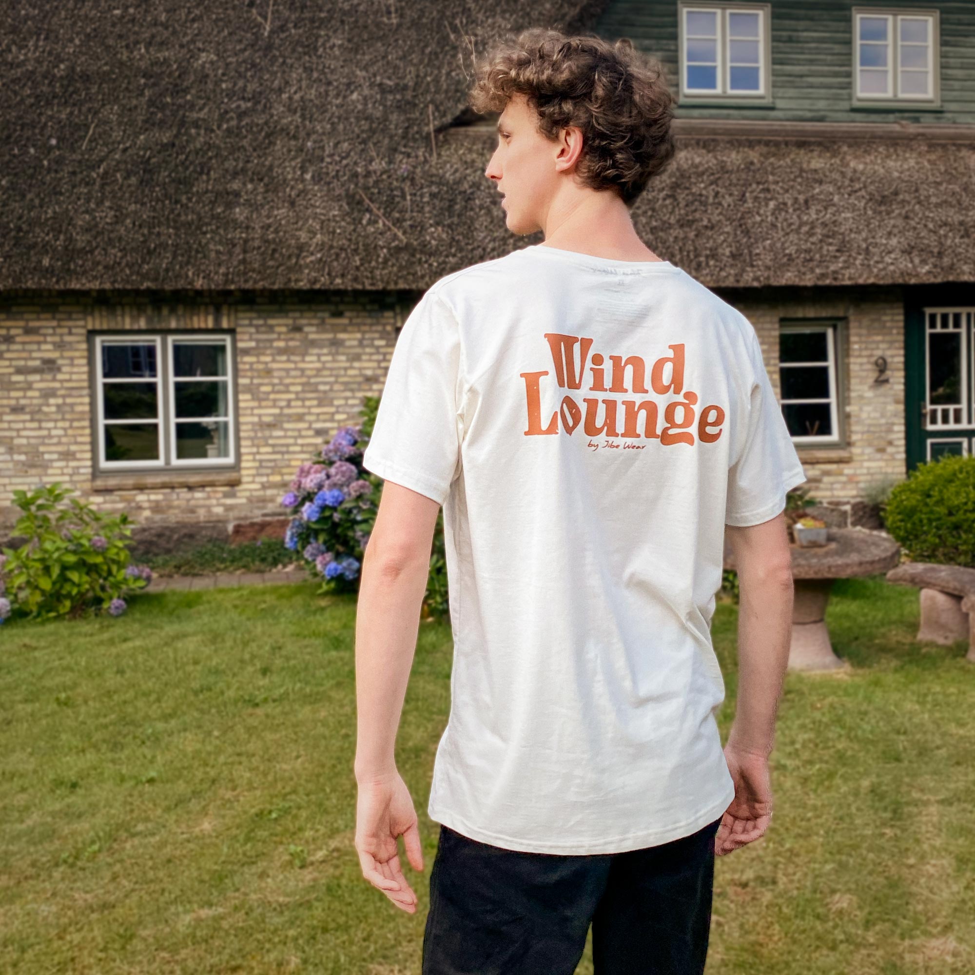 jibe wear wind lounge windsurfing logo t-shirt
