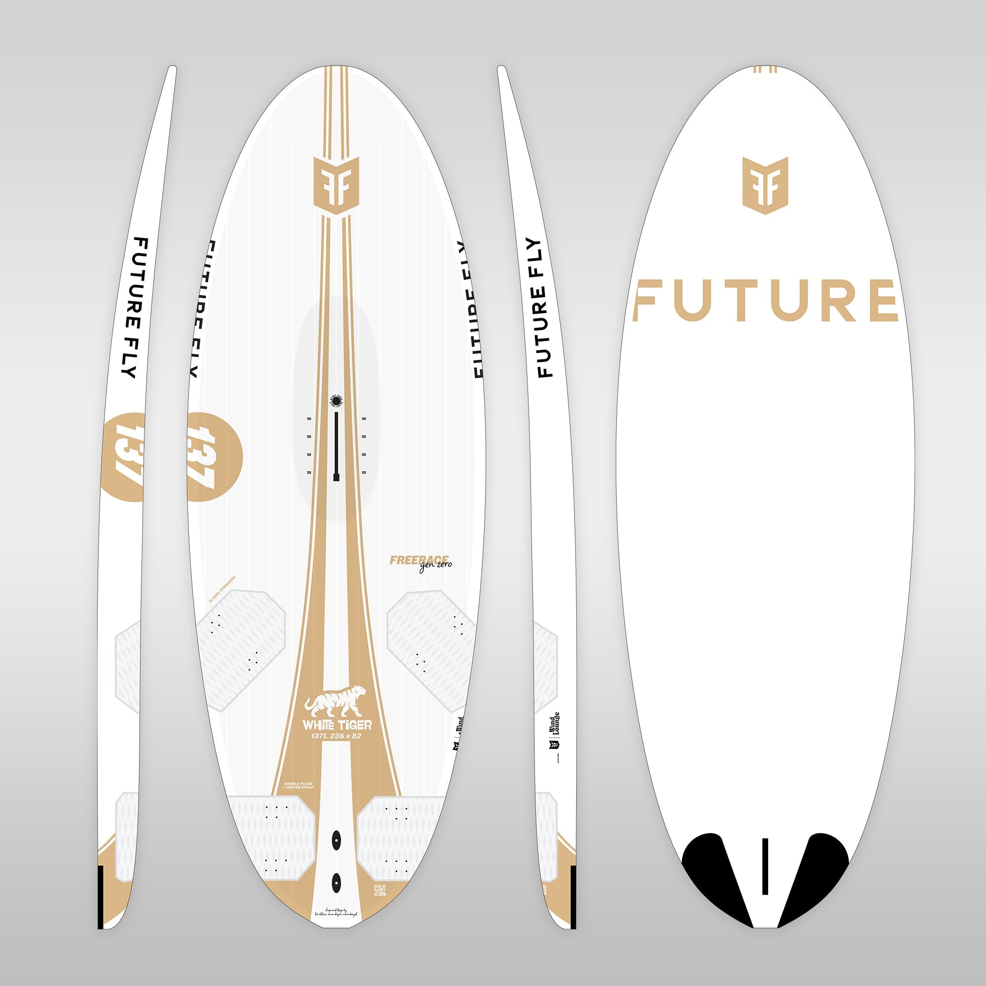 Future Fly White Tiger Freerace windsurfing windsurf Board