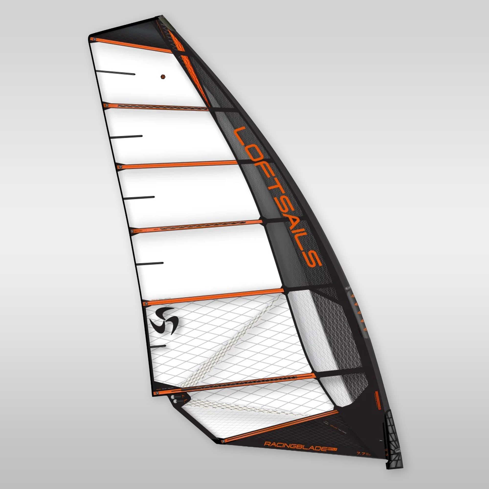 white slalom racing windsurfing sail Loftsails Racingblade 2027