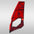 red windsurfing wave sail Severne S-1 2027 Segel