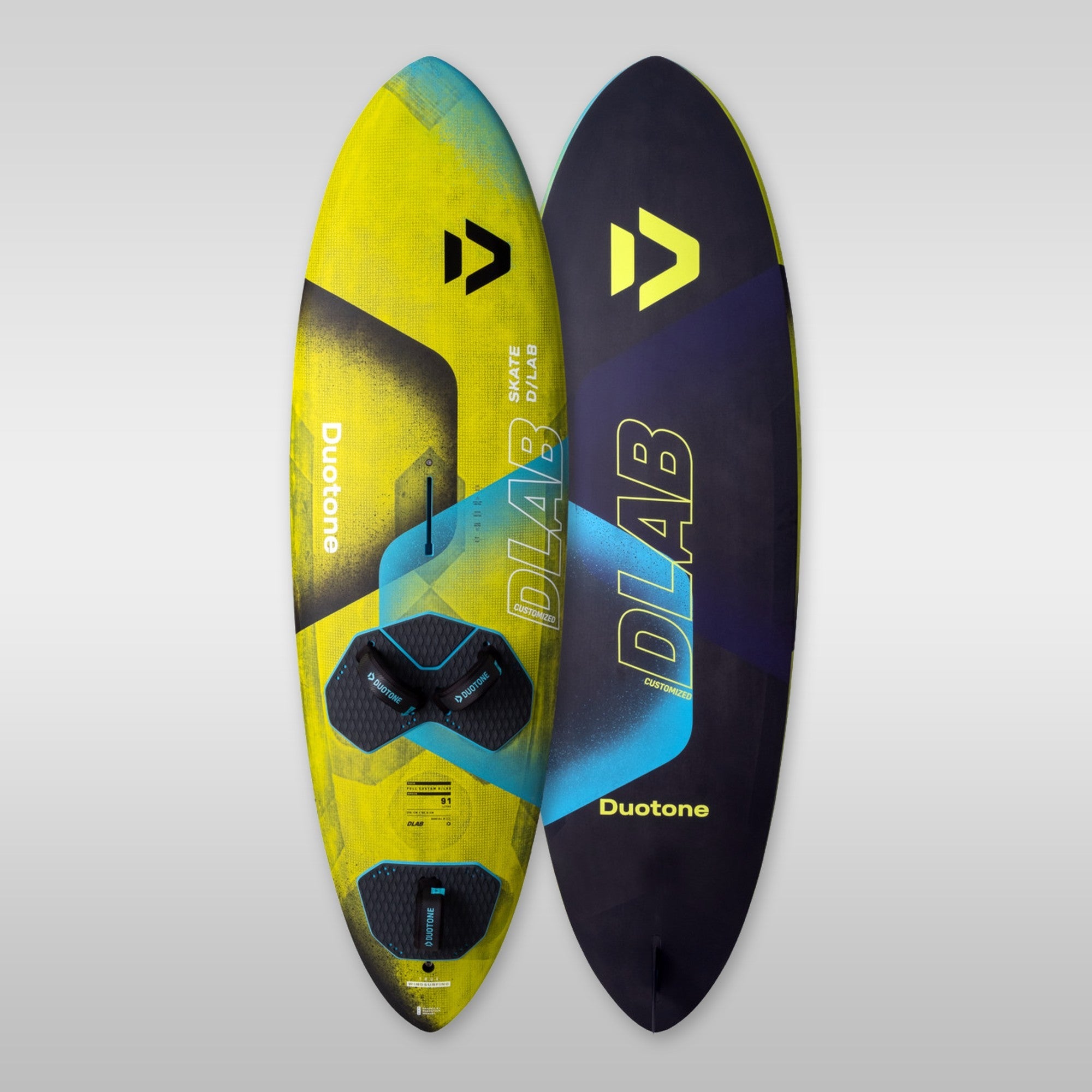 duotone duotone skate d/lab board gelb 86 L