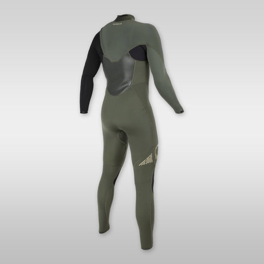 soöruz fighter army 4/3mm chestzip neoprenanzug herren