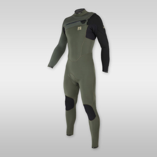 soöruz fighter army 4/3mm chestzip neoprenanzug herren