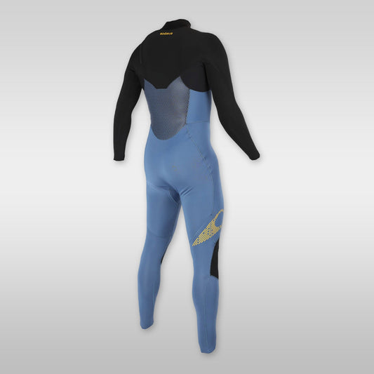 soöruz fighter blue 4/3mm chestzip neoprenanzug herren