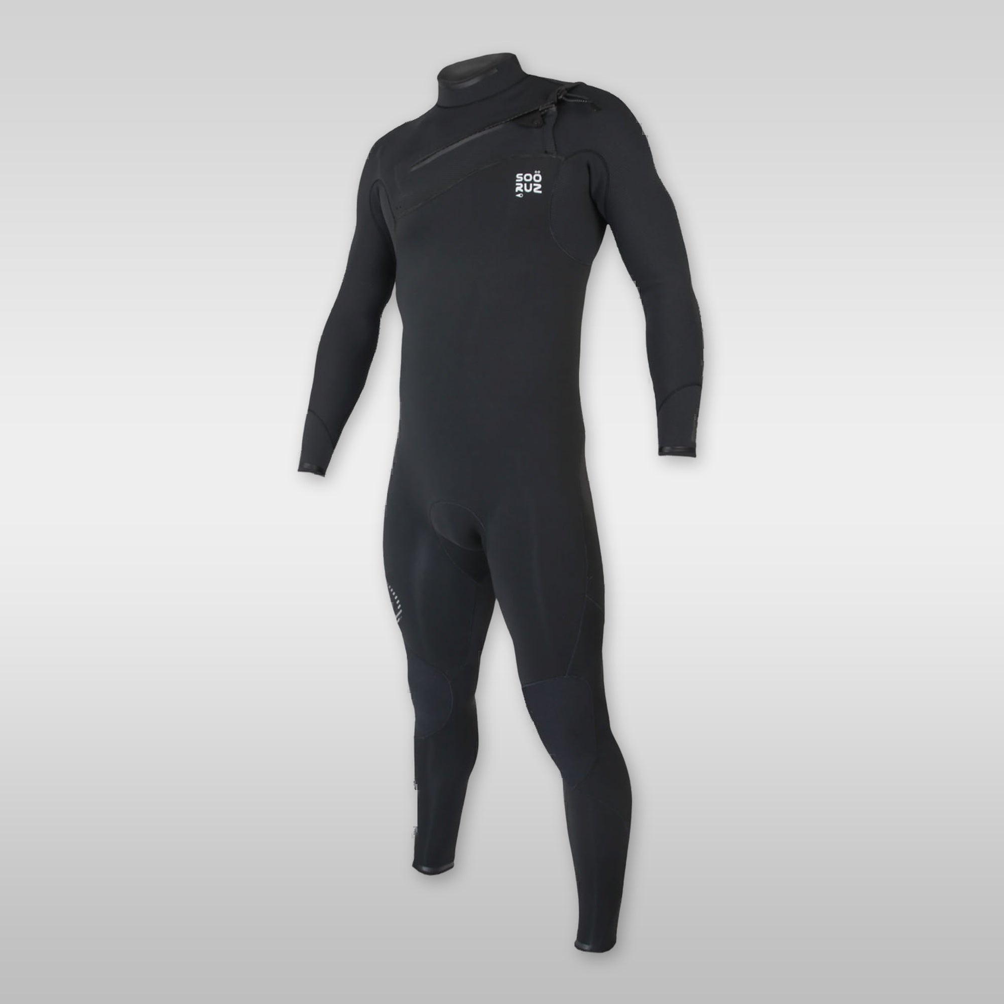 soöruz guru pro black 3/2mm chestzip neoprenanzug herren