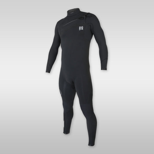 soöruz guru pro black 4/3mm chestzip neoprenanzug herren