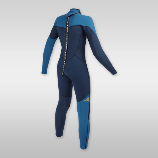 soöruz fly+ navy 4/3mm backzip neoprenanzug kids