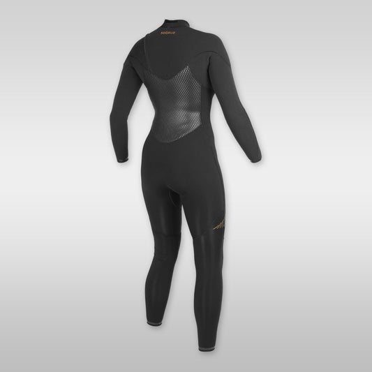 soöruz guru pro black 3/2mm chestzip neoprenanzug damen