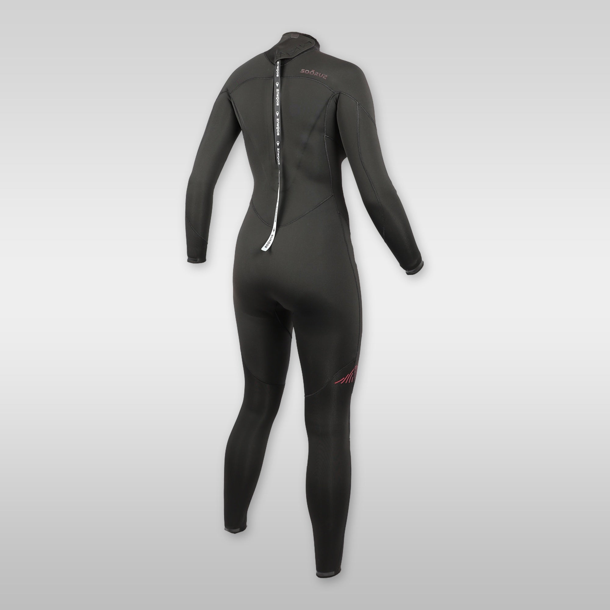 soöruz divine black 4/3mm backzip neoprenanzug damen