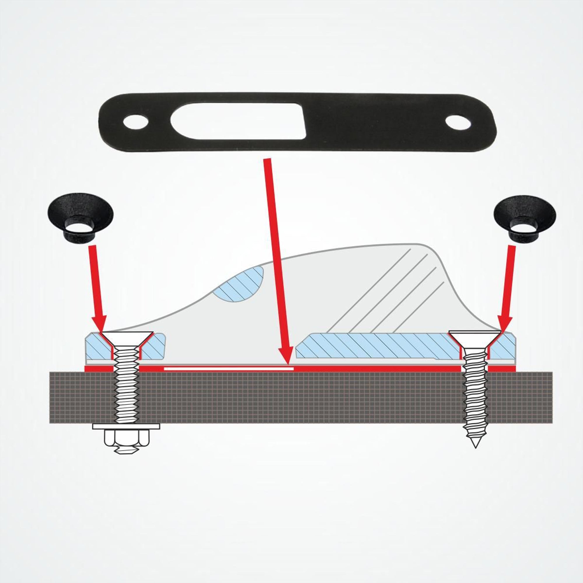 Clamcleat insulators Insulators PT420 PT421 PT422 PT423 PT424 PT425